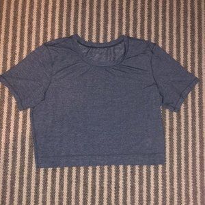 Lululemon Cropped Short Sleeve Top